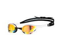 ARENA Cobra Ultra Swipe Mirror Unisex Adult Racing Swimming Goggles, Swimming Pool Goggles with Curved Mirror Lenses, Anti-Fog, UV Protection, 5 Interchangeable Nose Bridges