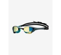 Arena Cobra Ultra Swipe swimming goggles grey black with mirrored lenses blue green