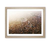 Arena Di Verona In Italy Modern Art Framed Print | A2 Oak Framed Wall Art | Ready to Hang | Modern Nature Picture | Living Room Bedroom Lounge Office