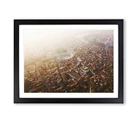Arena Di Verona In Italy Modern Art Framed Print | A3 Black Framed Wall Art | Ready to Hang | Modern Nature Picture | Living Room Bedroom Lounge Office