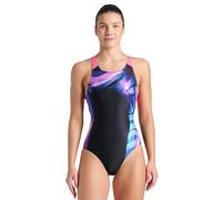 Arena DreamLine V Back Swimsuit - Black / Shocking Pink