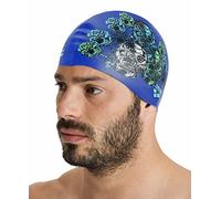 Arena Drew Kibler Collection Silicone Swim Cap Signature Edition Classic Fit for Everyday Use and Training, One Size