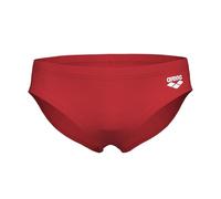 ARENA Dynamo Junior Brief R Swimsuit Kids Pool and Beach, Quick Drying Swim Brief in Maxfit Eco Fabric Resistant to Chlorine and Salt with UPF 50+ UV Protection, Kid Pool Brief with Front Lining Red