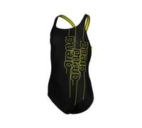 ARENA Feel Girls' Front-Lined Graphic Swim Pro Back Swimsuit,10-11 Years/ 26 UK