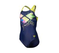ARENA Feel Girls' Front-Lined Multi Pixels Swim Pro Back Swimsuit
