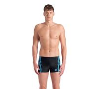 Arena Feel Graphic Short Men's Swim Shorts, Elastic Swim Shorts for Sea and Pool, Maxfit Eco Fabric Resistant to Chlorine and Salt Water, Men's Pool Swim Shorts with Front Lining