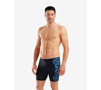 Arena Feel Graphic Swim Mid Jammer swimsuit black blue - 75