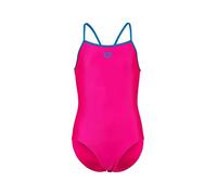 Arena Feel Light Drop Back Solid Girls' One-Piece Swimsuit, Quick-Drying, Sporty Swimwear Made with 100% Recycled Polyester with Maximum Chlorine Resistance