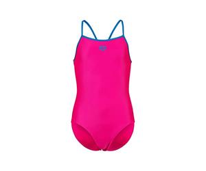 ARENA Feel Light Drop Back Solid Girls' One-Piece Swimsuit, Quick-Drying, Sporty Swimwear Made with 100% Recycled Polyester with Maximum Chlorine Resistance