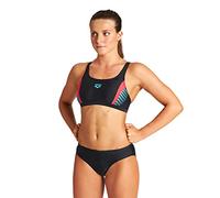 Arena Feel Threefold R Women's Sports Bikini, Tie-Down Briefs, Quick-Drying Swimsuit in Maxfit ECO-Fabric with Maximum Chlorine and Salt Resistance, UPF 50+ UV Protection