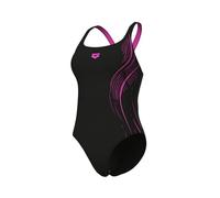 Arena Womens Scratch Swimsuit Control Pro Back B One Piece, Black-Shocking Pink, 30 EU