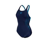 ARENA Feel Women's Scratch Control Pro Back Bra Swimsuit Navy-Turquoise