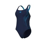 ARENA Feel Women's Scratch Control Pro Back Bra Swimsuit Navy-Turquoise