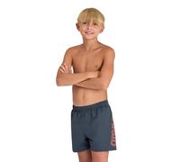 Arena Fundamentals Logo Jr Boxer R Asphalt-nespola size 8-9 | Swimwear Outlet | kids 8-9