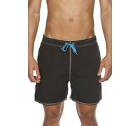 arena Men Fundamentals Solid Boxer Beach Short - Black/White, Medium