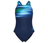 Arena - Girl's Fading Swimsuit V Back L - Swimsuit size 22, blue