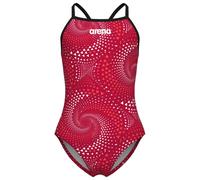Arena - Girl's Fireflow Swimsuit Lightdrop Back - Swimsuit size 24, pink/red