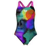 Arena - Girl's Spray Paint Swimsuit Swim Pro Back - Swimsuit size 22, multi