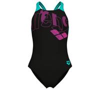 Arena - Girl's Tales Swimsuit V Back - Swimsuit size 22, black