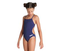 Arena Girl's Team Swimsuit Challenge Solid Swimming Costume Navy BNWT