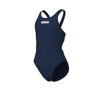 ARENA Girl's Tech Solid Swimsuits, Navy-White, 140 (EU)