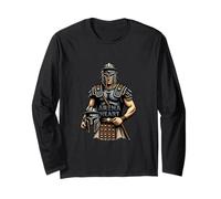 Arena Heart Gladiator Warrior Design Long Sleeve T-Shirt