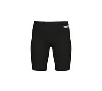 ARENA Solid Team Junior Swimming Swimsuit for Kids, Fast-Drying Racing Jammer Swimsuit, MaxLife Fabric with Maximum Chlorine Resistance and UV 50+ Protection Black-White