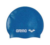 Arena Junior Recycled Silicone Unisex Swim Cap for Girls and Boys Comfortable Durable Kids’ Pool Bathing Cap, One Size, Blue Multi