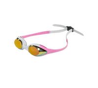 arena Spider Junior Mirror Children's Swimming Goggles, Standard Pool Goggles with Anti-Fog Mirrored Lenses, UV Protection, Self-Adjusting Nose Bridge, Hypoallergenic Silicone Seals