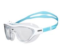 Arena The One Swim Goggles Blue White with Clear White Lenses Kids