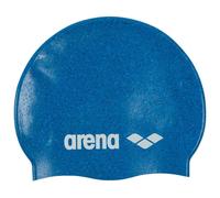 Arena Junior Recycled Silicone Unisex Swim Cap for Girls and Boys Comfortable Durable Kids’ Pool Bathing Cap, One Size, Blue Multi