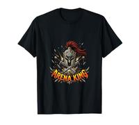 Arena King Warrior Helmet Power Design T-Shirt