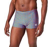 Arena M Fundamentals Allover Short Swim Trunks, Royal Multi, 90 Mens