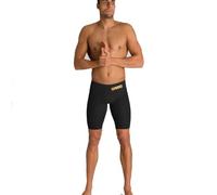 ARENA M Pwsk Carbon Glide Men's Swimsuit, Mens, Swim Briefs, 0000003665, Black/Gold, 9 Months