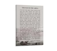 Arena Man Theodore Roosevelt Inspirational Poster Decorative Painting Canvas Wall Posters And Art Picture Print Modern Family Bedroom Decor Posters 12x18inch(30x45cm)