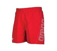 arena Men Fundamentals Logo Beach Short - Red/White, Medium