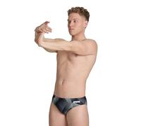 Arena Men Performance Halftone Swim Briefs Athletic Swimwear Professional Swimsuit