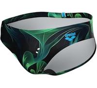 ARENA Men’s Allover Beach Swim Briefs Black Multi