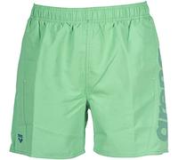 Arena Men's Arena Fundamentals Logo Junior Boys' Trunks Swimming shorts, Green (Golf Green-royal White), S UK