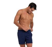Arena Bywayx R Men's Sea & Pool Swimsuit, Swimsuit in Comfortable Recycled Quick-Dry Fabric, Swimsuit with Inner Mesh Briefs and Side Pockets Navy-Turquoise