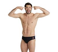 ARENA Men's Crazy Swim Briefs Placement Slip, Black-Multi, 52