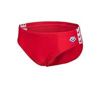 Arena Men's Feel Icons Solid Swim Briefs Red