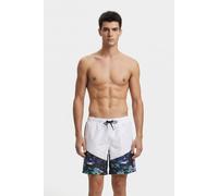 Arena Men's Fun Planet Bermuda Panel White-black-multi size M | Swimming Trunks Outlet | Men | White