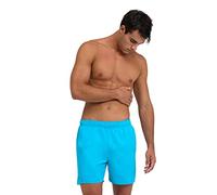 Arena Men's Fundamentals Logo Beach Boxer, Turquoise-Dark Olive, XXL