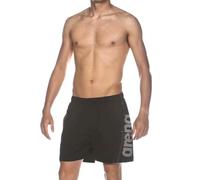 arena Men's Fundamentals Logo Beach Boxer Black-White