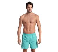 Arena Mens Fundamentals Logo Boxer Beach Short, Water-Navy, XL EU