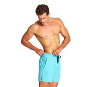 ARENA Men's Fundamentals Solid Boxer Beach Short, Martinica-Navy, S UK