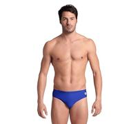 ARENA Men's Feel Icons Solid Swim Briefs, Royal/White, 32