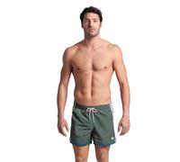 Arena Mens Team Stripe Beach Short, Sage-Blue Cosmo-White, S EU