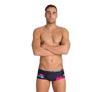 Arena Men's Low Waist Swim Shorts One Debug Swim Trunks, Black Multi, D9/UK42